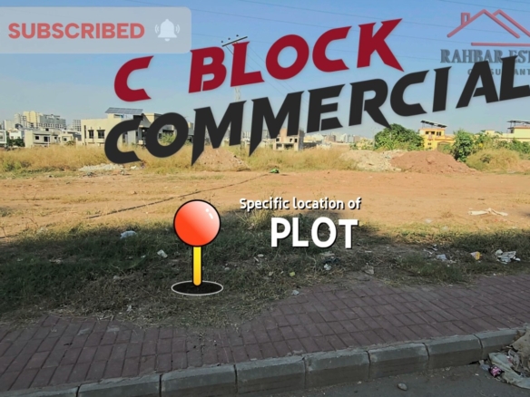 5 Marla Commercial Plot for Sale in Bahria Town Phase 8 C Block