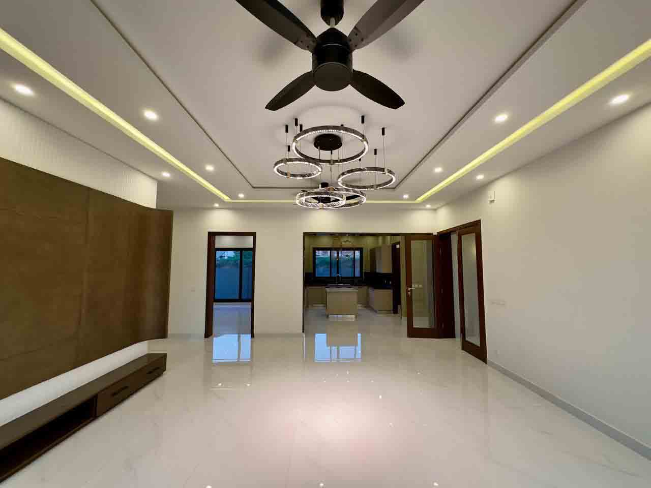1 Kanal designer house in DHA Phase 2 Block B with lawn and 2-car porch