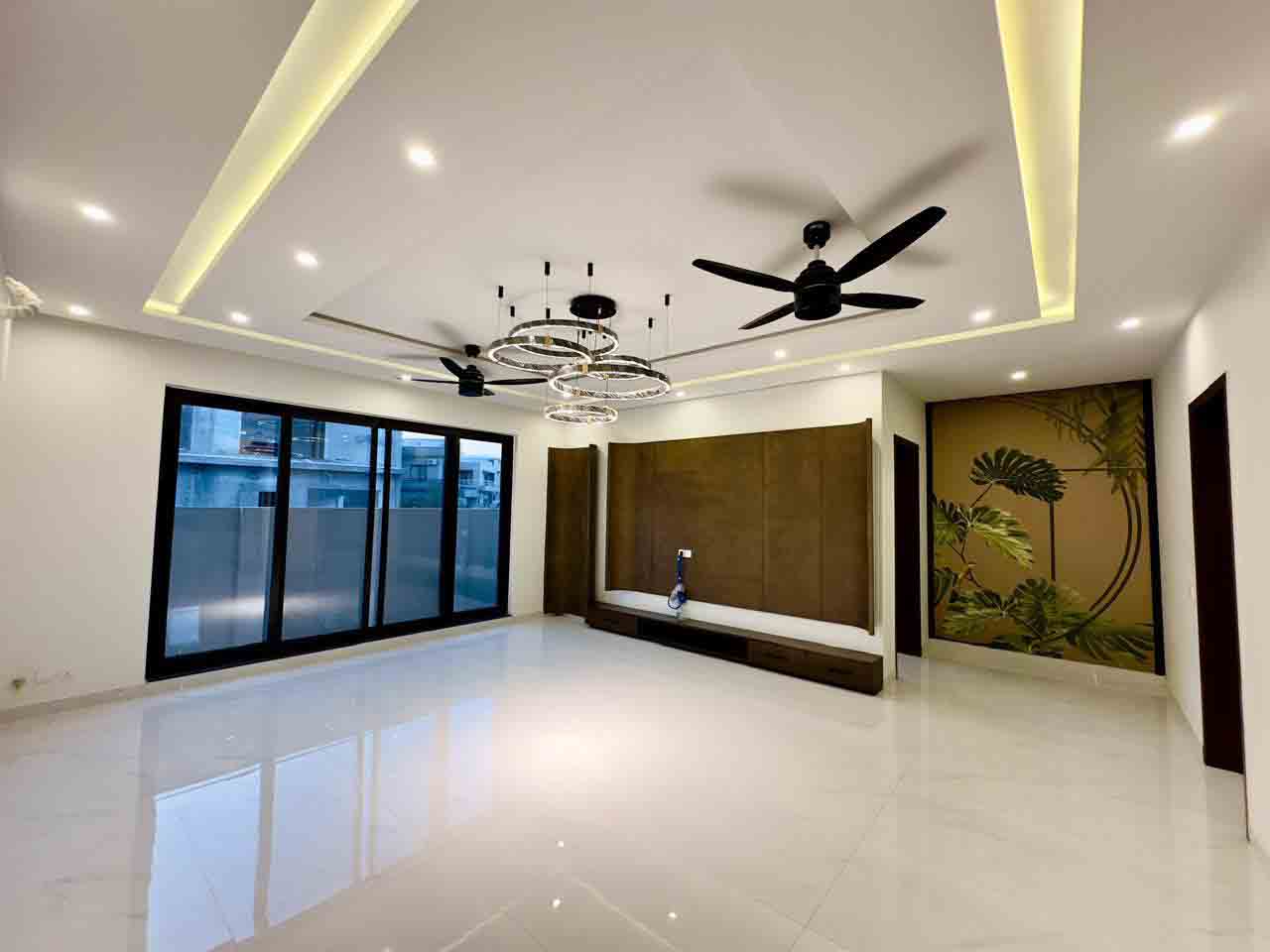 1 Kanal designer house in DHA Phase 2 Block B with lawn and 2-car porch