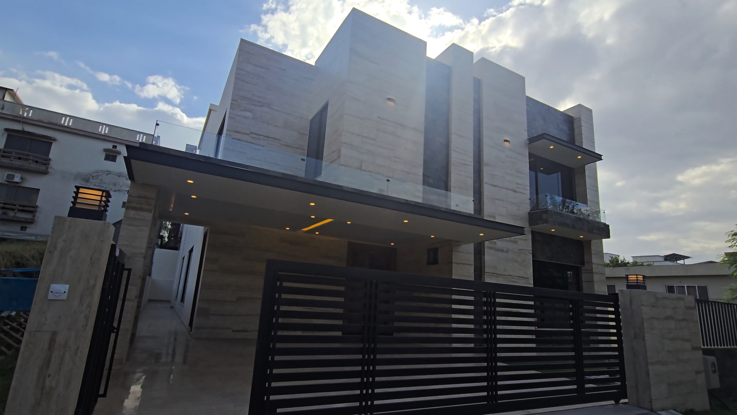 1 Kanal designer house in DHA Phase 2 Block B with lawn and 2-car porch