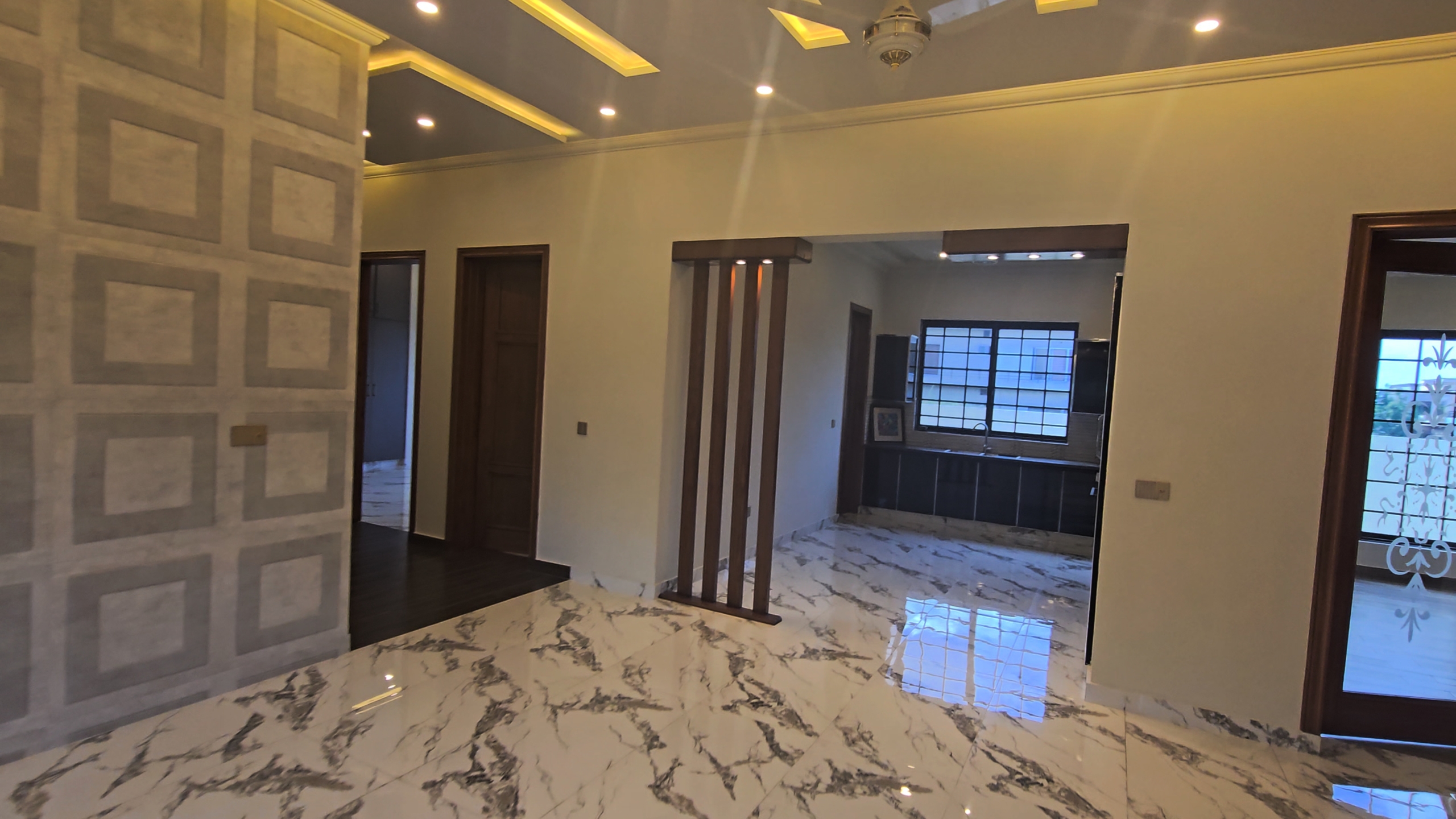 1 Kanal designer house in DHA Phase 2 Block B with lawn and 2-car porch