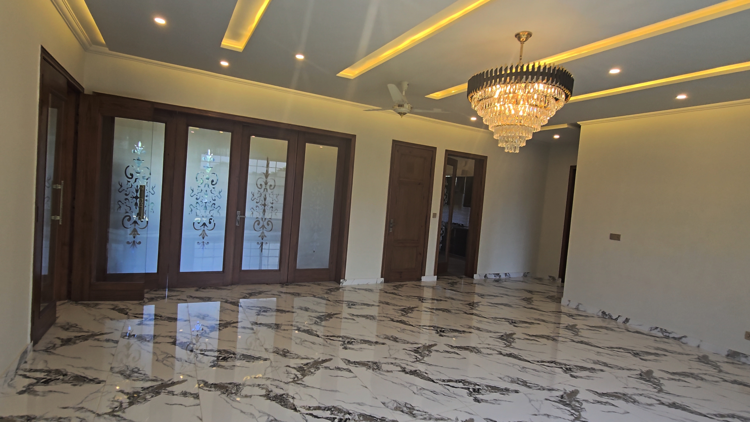 1 Kanal designer house in DHA Phase 2 Block B with lawn and 2-car porch