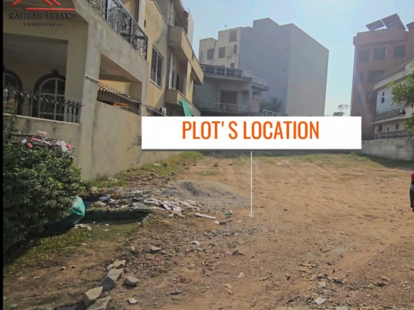 Alt Text: Residential plot located on Jinnah Boulevard DHA Phase 2